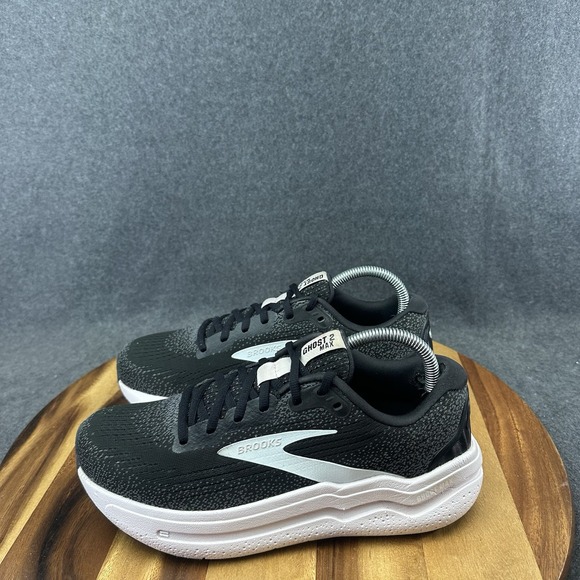 Brooks Ghost Max 2 Womens Size 9B 1204201B077 Black Running Shoes Sneakers Read - Picture 6 of 14